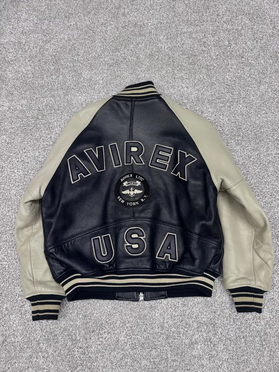 90s AVIREX VARSITY JACKET BLACK S Items Similar to Avirex